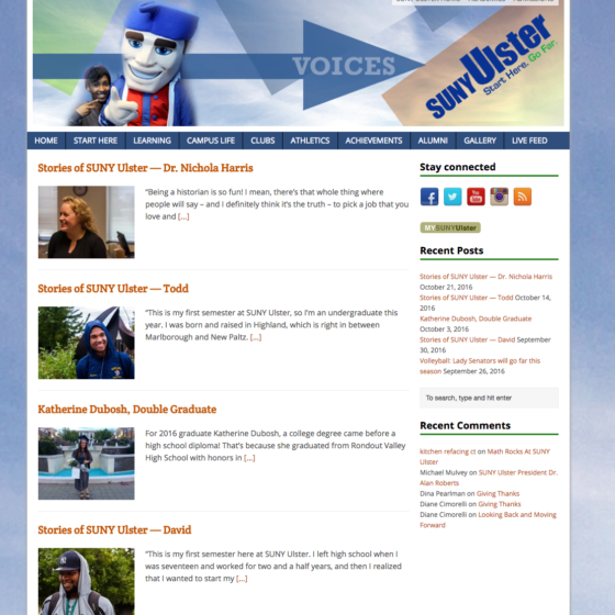 SUNY Ulster Blog Wordimagemedia: Web Design Development Graphic